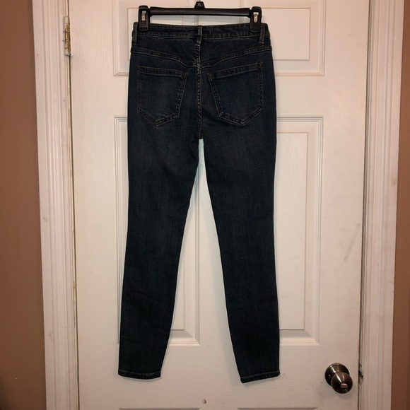 free people payton vintage denim jeans in dark sea - Picture 4 of 7